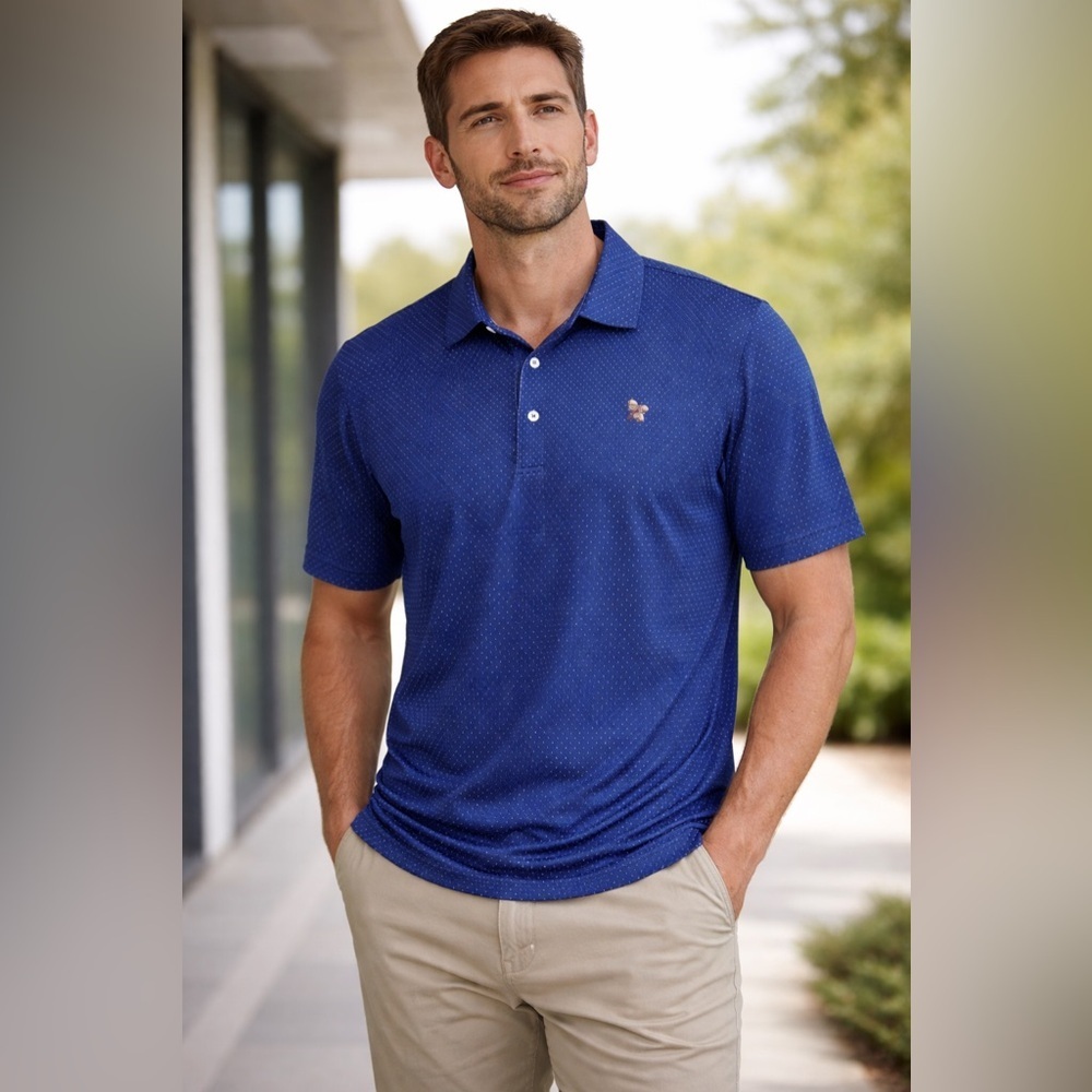 1077 Men’s Turtleson Performance Polo Size Large